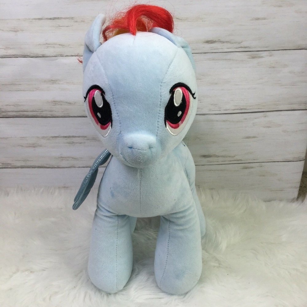 Build-A-Bear My Little Pony 16” RAINBOW DASH Sparkle BAB Plush Stuffed Animal